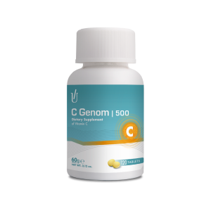 C-Genom 500 - Advanced Vitamin C Complex for Antioxidant and Immune Support - 120 tab