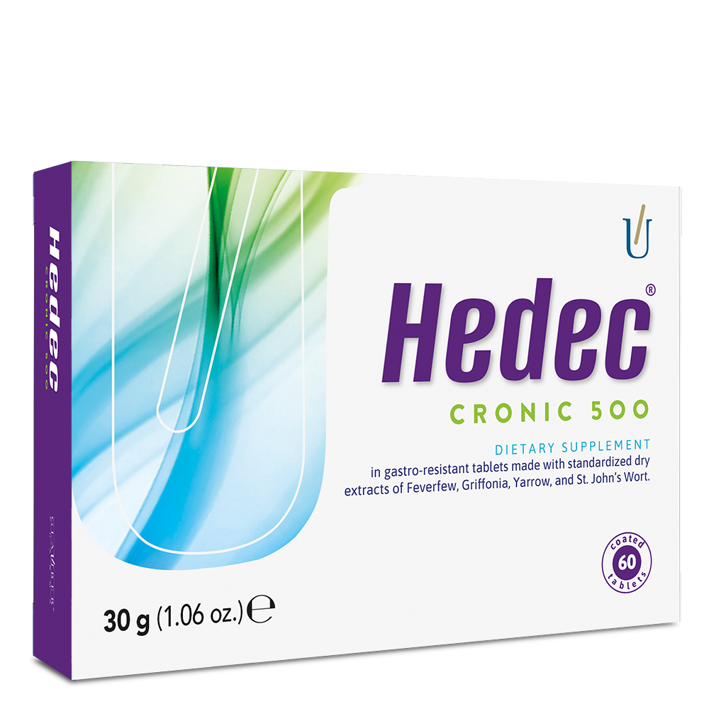 Hedec - Migraine Support - 30 g - 60 tab