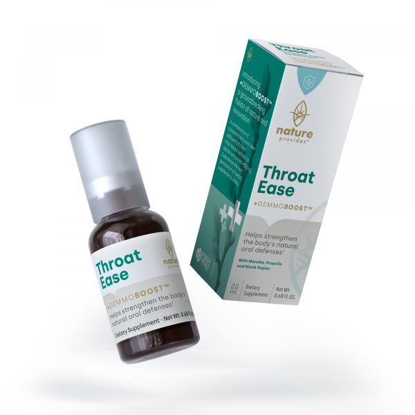 Throat Ease with Black Poplar PSC GemmoBoost - 20 mL spray